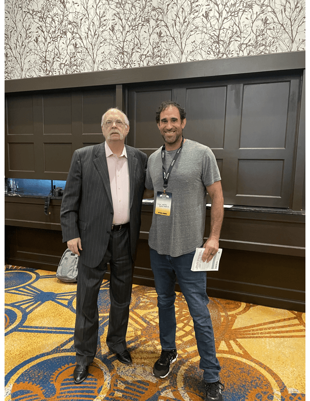 Vince Gabriele with business mentor Dan Kennedy