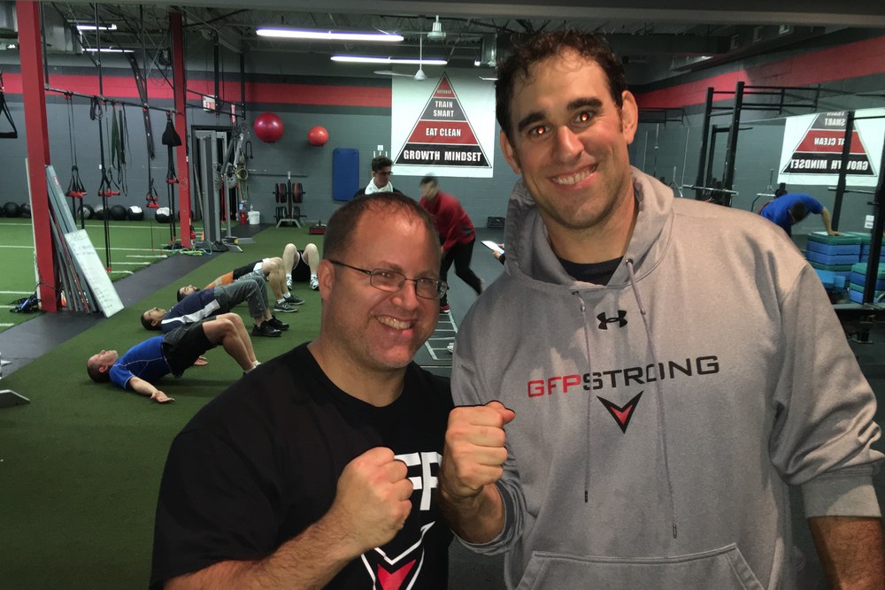 Charlie Weingroff with Vince Gabriele